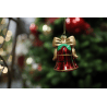 Dizajnová ozdoba na vianočný stromček vyrobená z plastu s motívom zvončeku.
Rozmer dekorácie:
Výška : 75 mm
šírka: 55 mm
Hrúbka : 35 mm