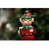 Dizajnová ozdoba na vianočný stromček vyrobená z plastu s motívom škriatka.
Rozmer dekorácie:
Výška : 120 mm
šírka: 60 mm
Hrúbka : 40 mm