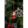 Krásna dekorácia na vianočný stromček
Rozmer dekorácie:
Výška: 75 mm
Šírka: 70 mm
Hrúbka: 45 mm