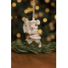 Krásna dekorácia na vianočný stromček
Rozmer dekorácie:
Výška: 75 mm
Šírka: 45 mm
Hrúbka: 30 mm