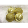 Nádherné sklenené vianočné gule na stromček s motívom 
Cena je za 4 kusy.
Rozmer:
Priemer guľa: 100 mm
