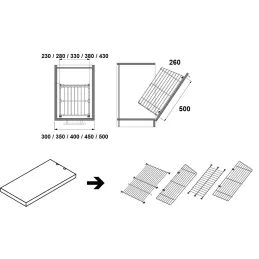 Výklopný kôš na prádlo ELEMENTS / Antracit