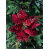 Ozdobný kvet na vianočný stromček na stopke
Rozmer dekorácie:
Priemer kvetu : 280 mm
Výška kvetu : 360 mm
Dĺžka stopky: 300 mm 
Cena je za 1 kus