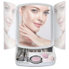 Predstavujeme vám kozmetické zrkadlo s LED svetlom a organizérom MIRACLE v elegantnej bielej farbe – nevyhnutný doplnok pre každú modernú beauty rutinu. Toto zrkadlo nie je len obyčajným pomocníkom pri líčení, ale skutočným zázrakom, ktorý zvýši vašu dennú starostlivosť o krásu na úplne novú úroveň.
Perfektné osvetlenie: Zabudované LED podsvietenie zaručuje rovnomerné a prirodzené svetlo, ktoré vám umožní precízne nanášať make-up bez ohľadu na denné svetelné podmienky. Už nikdy sa nemusíte obávať nerovnomerne rozotretého bronzera alebo nevýrazného rúžu!
Dotykové ovládanie: Jednoduchým dotykom na zrkadle môžete pohodlne zapnúť alebo vypnúť osvetlenie, čo uľahčuje jeho používanie aj v zhone. Tento intuitívny prvok oceníte zakaždým, keď budete chcieť vytvoriť dokonalý vzhľad.
Organizér pre vašu kozmetiku: Zabudovaný organizér je praktickým riešením, ako mať všetky svoje obľúbené kozmetické produkty na dosah ruky. Už žiadne chaotické hľadanie rúžu či štetca – všetko má svoje miesto!
Viacero zrkadiel pre detailnú prácu: Okrem veľkého hlavného zrkadla máte k dispozícii aj bočné zrkadlá a malé zväčšovacie zrkadielko, ktoré zväčšuje až päťkrát. Táto funkcia je ideálna pre presné úpravy obočia alebo aplikáciu očnej linky.
Flexibilné napájanie: Zrkadlo je možné napájať pomocou priloženého USB kábla alebo cez 4xAAA batérie, čo z neho robí skvelého spoločníka nielen doma, ale aj na cestách.
Kompaktné rozmery: S rozmermi 24,5cm x 20cm (zložené) je dostatočne veľké na pohodlné používanie, no stále kompaktné na to, aby sa zmestilo na váš toaletný stolík bez zbytočného zabrenia priestoru.
Čo dostanete v balení?
- Nové LED zrkadlo MIRACLE
- USB kábel s dĺžkou 100 cm
Zrkadlo MIRACLE, s jeho elegantným dizajnom a praktickými funkciami, je viac než len nástroj – je to váš každodenný spojenec v dosahovaní vašej najkrajšej podoby. Už nečakajte a pridajte ho do svojho nákupného košíka ešte dnes. Vylepšite svoju beauty rutinu s MIRACLE – pretože každá žena si zaslúži cítiť sa ako najlepšia verzia samej seba!

