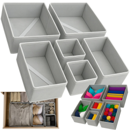6-dielný set úložných boxov...