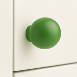 Drevená úchytka BALA / Zelená