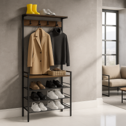 Šatníková stena s botníkom...