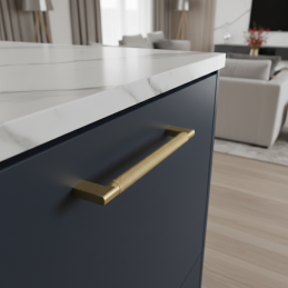 Úchytka INDUST / Zlatá brúsená