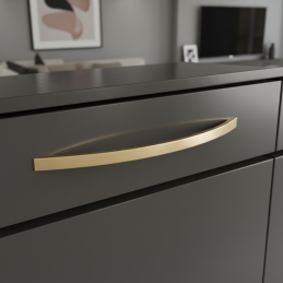 Úchytka EMILIO / Zlatá brúsená