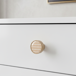 Drevená úchytka knopka...