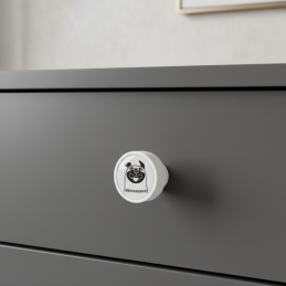 Drevená úchytka knopka...