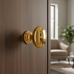 Knopka CAMORA / Zlatá lesklá