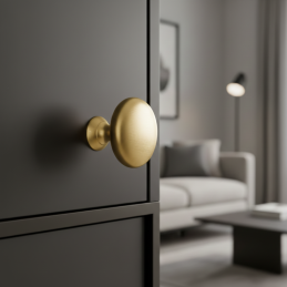 Úchytka knopka BEA / Zlatá...