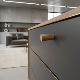 Úchytka knopka BERGO / Dub...