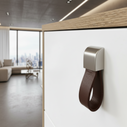 Kožená úchytka knopka LEATY...