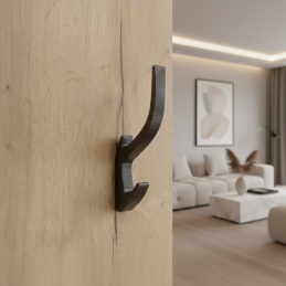 Vešiak KOS / Čierna brúsená