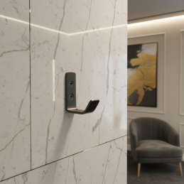 Vešiak LEILA / Čierna matná