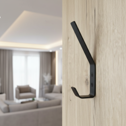 Vešiak LEILA XL / Čierna matná