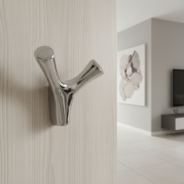 Vešiak YPSILON / Lesklý chróm