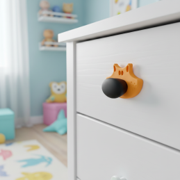 Úchytka HELLO Žltá / čierna