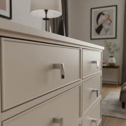 Knopka PRAKTIS / Lesklý chróm