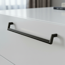 Úchytka AMORA / Čierna matná