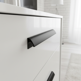 Úchytka NALU / Čierna matná