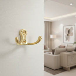 Vešiak MIKEL S / Zlatá lesklá