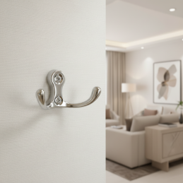 Vešiak MIKEL S / Lesklý chróm