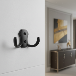 Vešiak MIKEL M / Čierna matná