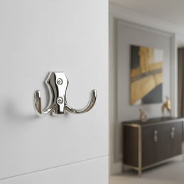 Vešiak MIKEL M / Lesklý chróm