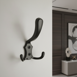 Vešiak MIKEL XL / Čierna matná