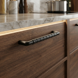 Úchytka TAU / Čierna matná