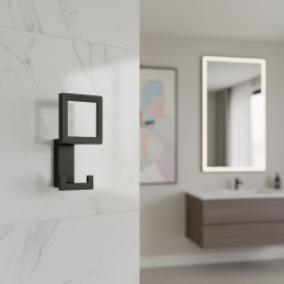 Vešiak SILVIA / Čierna matná