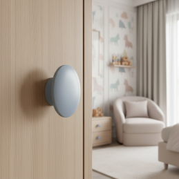 Drevená úchytka SOLA / Modrá