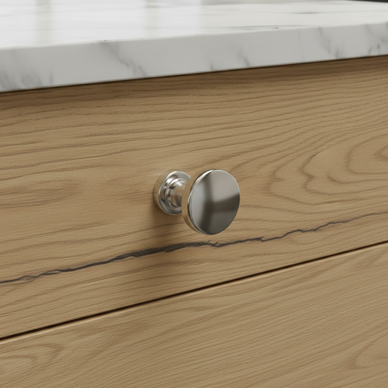 Úchytka knopka DOMINICA MAXI / Lesklý chróm