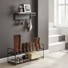 Stojan na topánky EKKO LINE DUO / Čierna matná