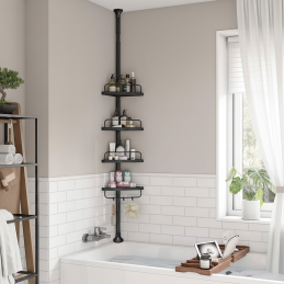 Rohová kúpeľňová polička...