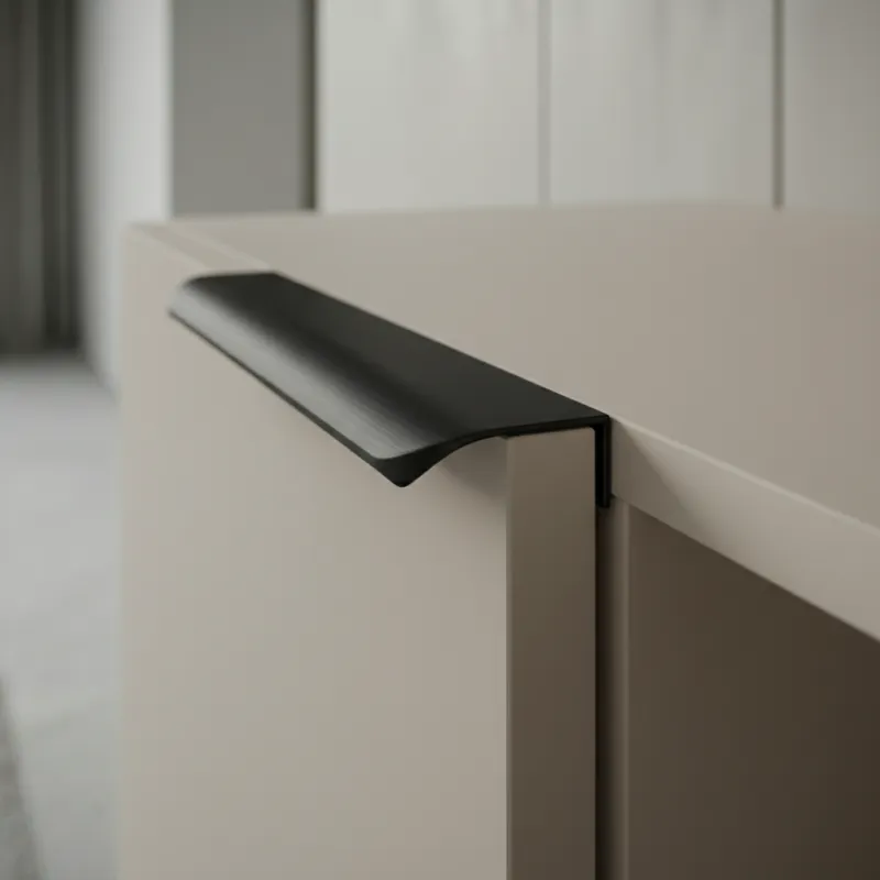 Úchytka na hranu dvierok AVANTI / Čierna matná