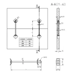 Skrutka pre spájanie pracovných dosiek UNI