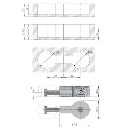 Kovanie na spájanie pracovných dosiek Quick
