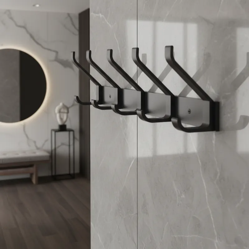 Vešiak na stenu MAXXA / Čierna matná