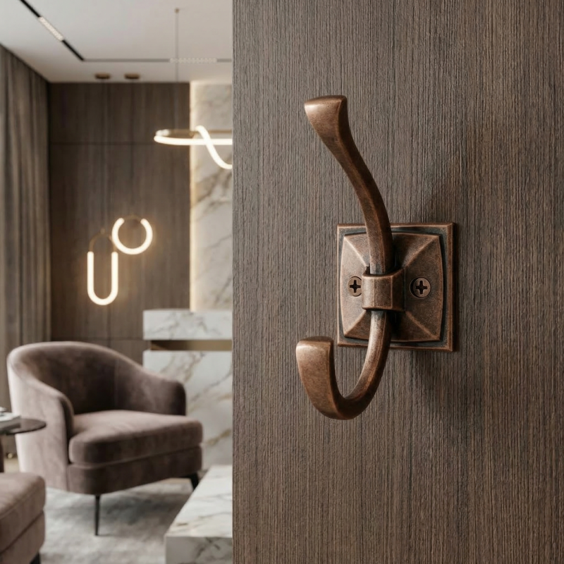 Nábytkový vešiak ALEXA / Meď patina