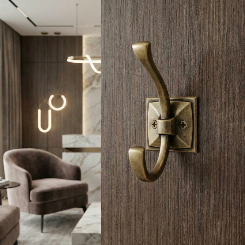 Nábytkový vešiak ALEXA / Staromosadz