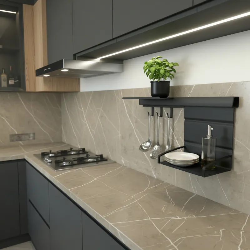 Závesný set poličiek OXXO II 600 mm / Antracit