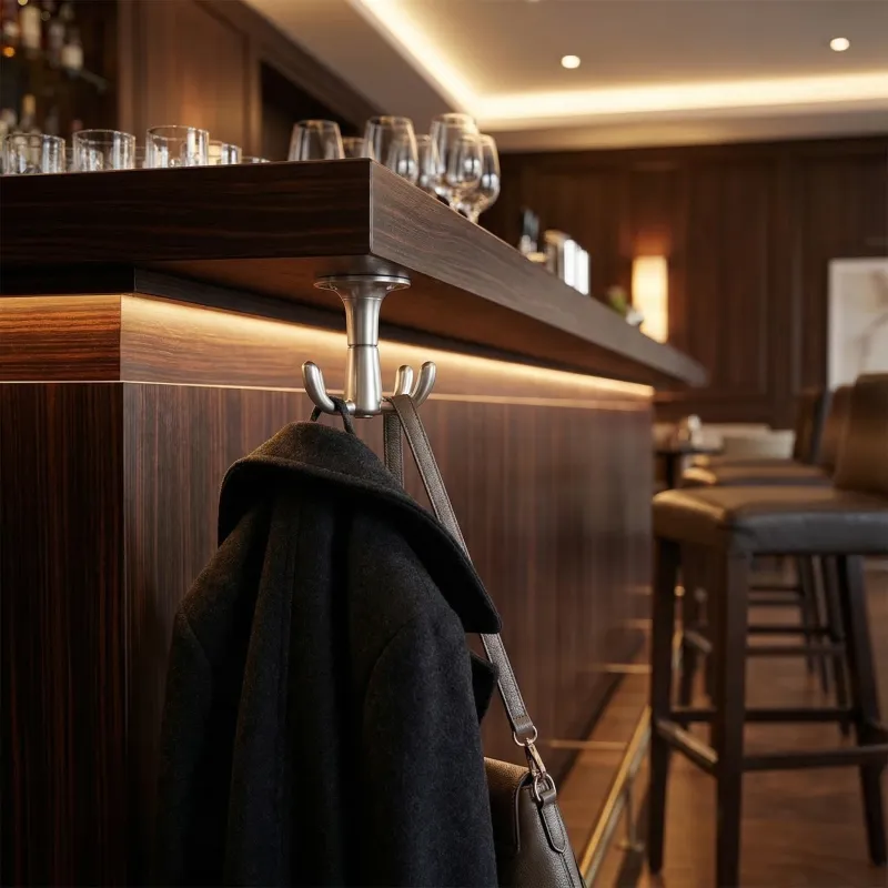 Otočný vešiak TWISTER / Chróm matný