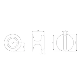 Vešiak STYLLA / Biela matná