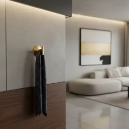 Vešiak STYLLA / Zlatá lesklá