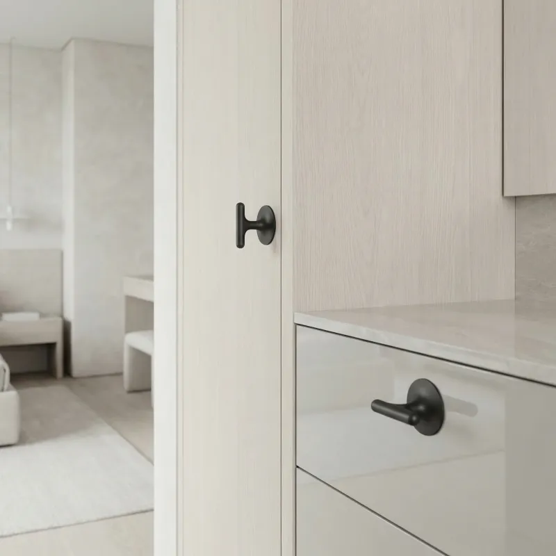 Úchytka knopka STYLLA / Čierna matná