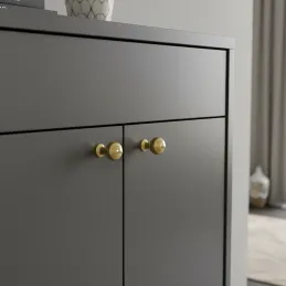 Úchytka knopka KAREN / Zlatá lesklá